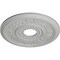 Ekena Millwork Genevieve Ceiling Medallion (Fits Canopies up to 3 1/2"), 16 1/8"OD x 3 1/2"ID x 7/8"P, Frost CM16GNFRF - alternate 3